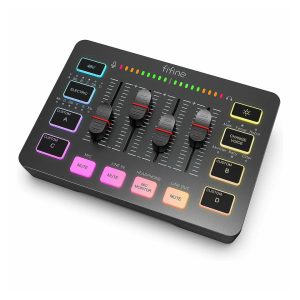 FIFINEAmpliGameSC3GamingAudioMixer